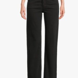 Levi’s Straight Ribcage Black Jeans